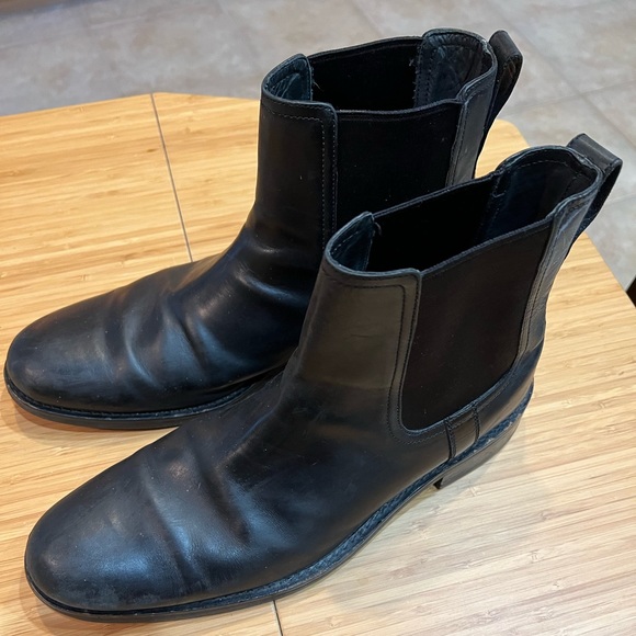 cole haan nike air black boots